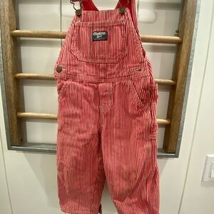 OshKosh B'gosh Red Casual Corduroy Overalls